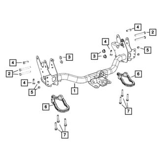 Ram OE - Rear Trailer Hitch