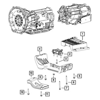 Jeep OE - Left Transmission Crossmember Bracket