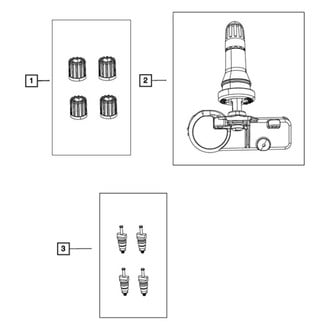 Dodge OE - Tire Pressure Monitoring System (TPMS) Sensor