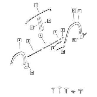 Mopar® - Wheel Arch Molding
