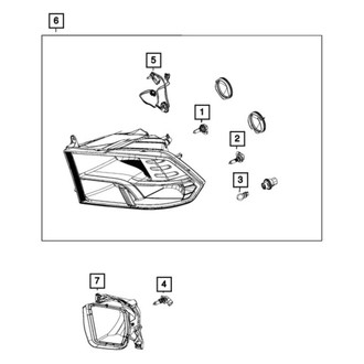Mopar® - Front Headlamp Wiring