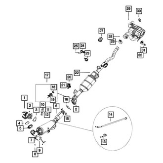 Jeep OE - Exhaust System Hanger