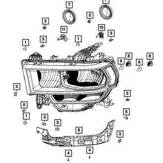 Mopar® - Bulb Access Cover