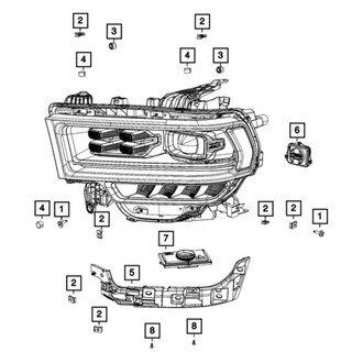 Mopar® - Front Passenger Side Pedestrian Impact Detection Module