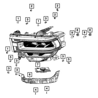 Ram OE - Headlight Mounting Bolt