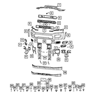 Ram OE - Parking Aid Sensor Bracket