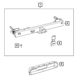 Jeep OE - Rear Bumper Impact Bar