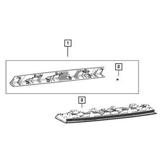 Jeep OE - Rear Center High Mount Stop Light