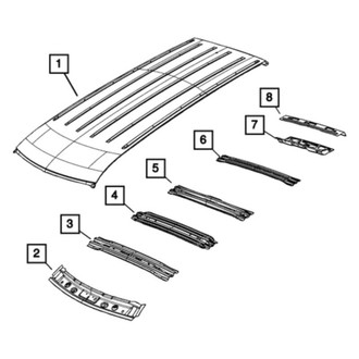 Jeep OE - Front Roof Bow