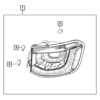 Mopar® - Replacement Tail Light