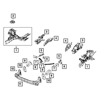 Jeep OE - Front Right Frame Stiffener