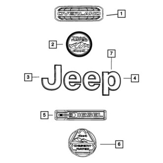 Jeep OE - Front Fender Emblem