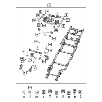 Jeep OE - Front Left Frame Rail End