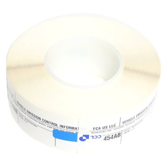 Mopar® - Vehicle Emission Control Information Label