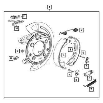 Mopar® - Rear Parking Brake Lever