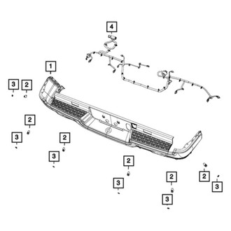Ram OE - Rear Parking Aid System Wiring Harness