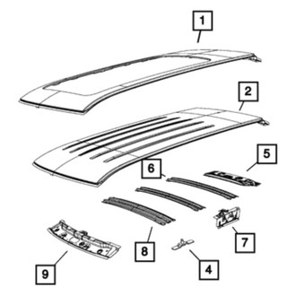 Mopar® - Rear Roof Header