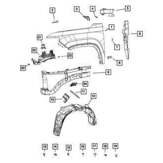 Mopar® - Fender Insulator