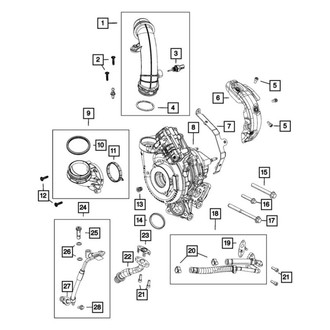 Jeep OE - Turbocharger Oil Line O-Ring