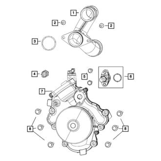 Jeep OE - Engine Coolant Pipe
