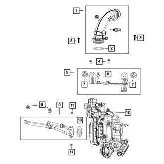 Jeep OE - Rear Engine Cover Bracket