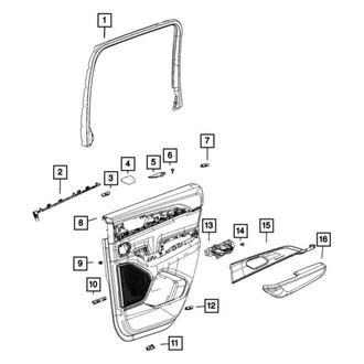 Jeep OE - Front Door Emblem