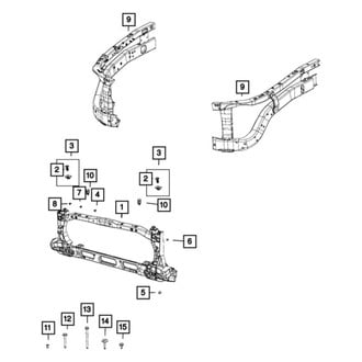 Ram OE - Engine Coolant Reservoir Bolt