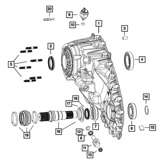 Mopar® - Transfer Case Flange Dust Cover