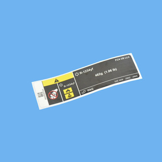 Mopar® - Air Conditioning System Label