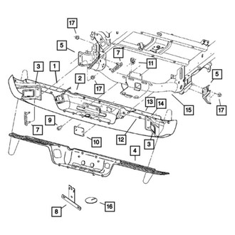 Dodge OE - Rear Jack Plug Cover