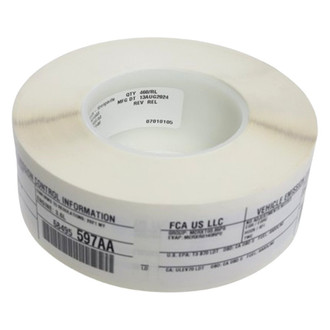 Mopar® - Vehicle Emission Control Information Label