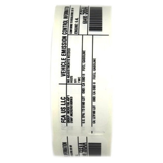 Mopar® - Vehicle Emission Control Information Label