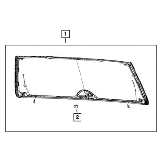 Jeep OE - Rear Liftgate Glass