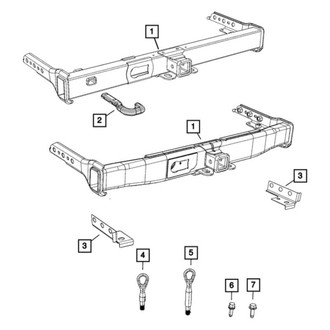 Mopar® - Tow Hook Bracket