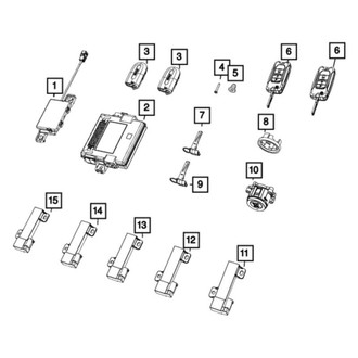 Dodge OE - Outer Keyless Entry Antenna