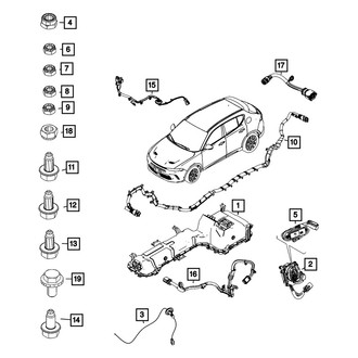 Alfa Romeo OE - Drive Motor Battery Pack Charging Port Assembly