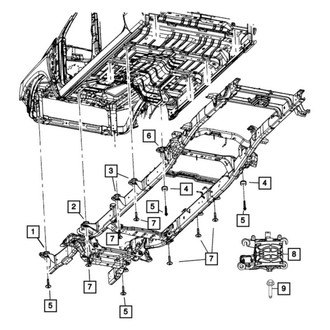 Ram OE - Front Body Mount Cushion