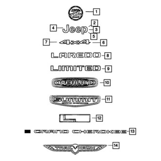 Jeep OE - Rear Hatch Emblem