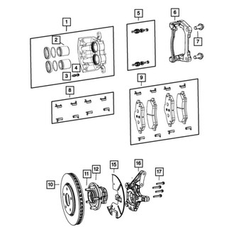 Mopar® - Disc Brake Pad Spring