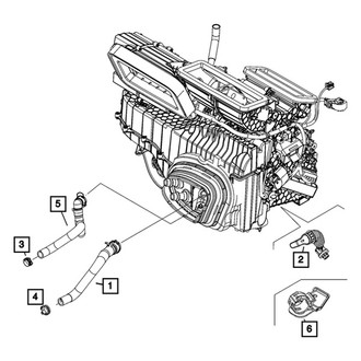 Mopar® - HVAC Heater Hose Assembly