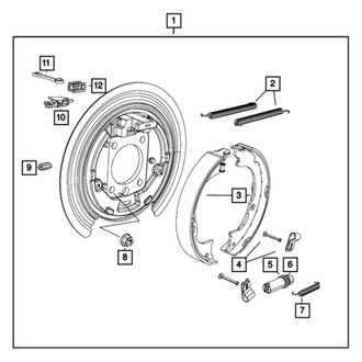 Jeep OE - Rear Parking Brake Adjuster