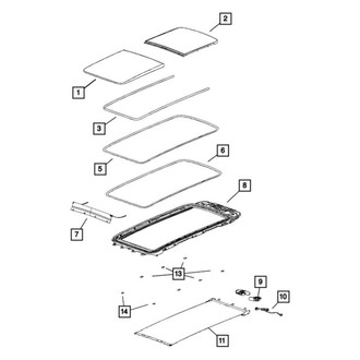Jeep OE - Sunroof Seal