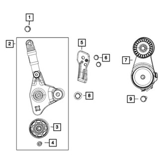 Jeep OE - Accessory Drive Belt Tensioner Pulley