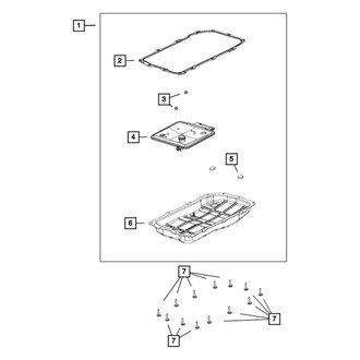 Jeep OE - Transmission Oil Pan Gasket