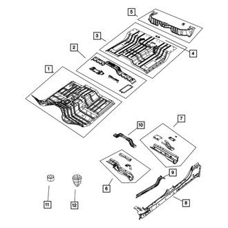 Mopar® - Floor Pan Reinforcement