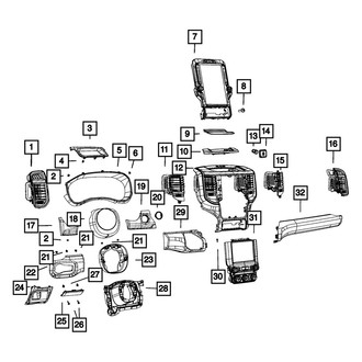 Mopar® - Center Stack Controls