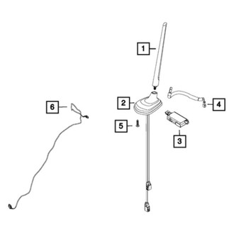 Fiat OE - Radio Antenna Base