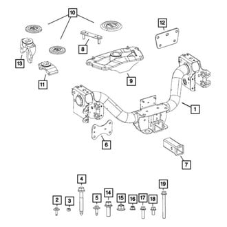 Ram OE - Rear Trailer Hitch