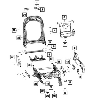 Mopar® - Power 4 Way Lumbar