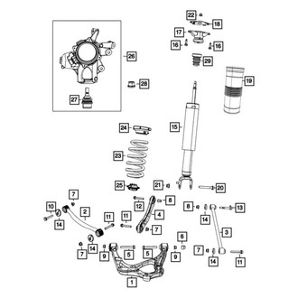 Mopar® - Rear Driver Side Shock Absorber